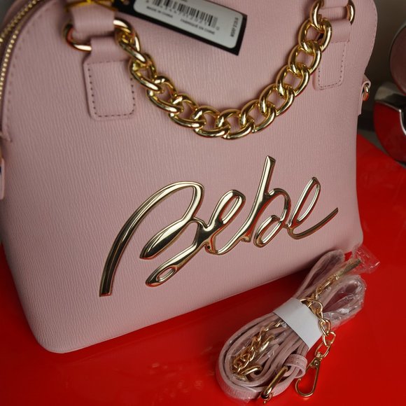 NEW! BEBE handbag Purse Crossbody Blush Pink - Picture 10 of 11